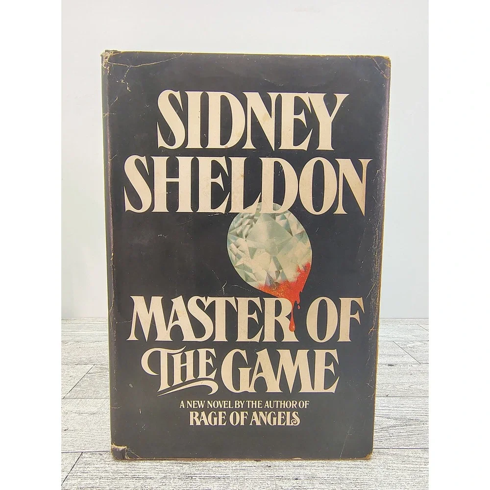 Master Of‎ The Game 1982 Sidney Sheldon Hardcover Dust Jacket Vintage Novel BCE
